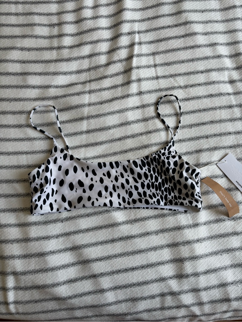 NWT Reformation Framboise Bikini Top size M